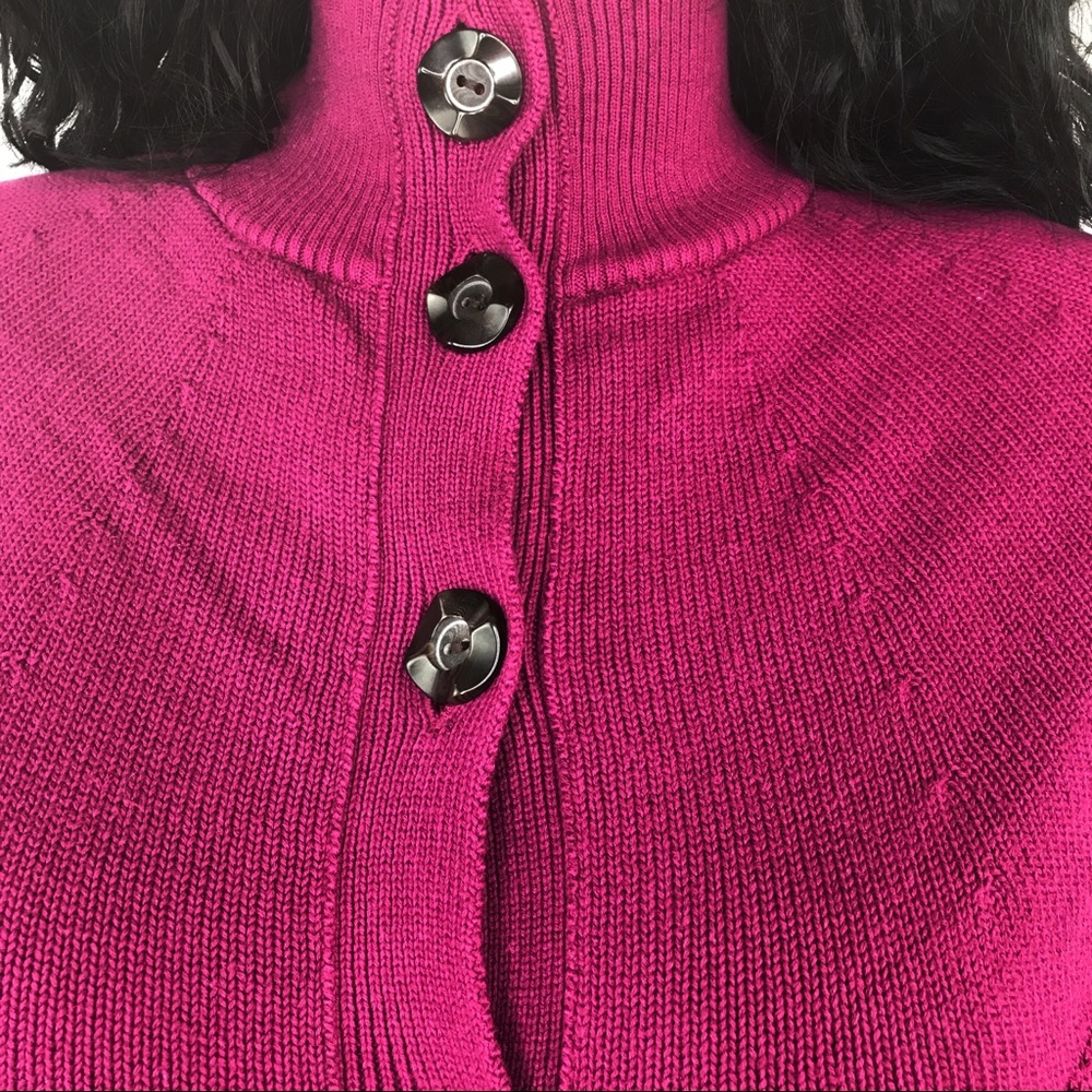 Moth. Plum High-neck Sweater - Picture 4 of 8